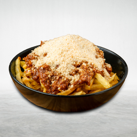 Με κιμά Σλουρπ και τριμμένη παρμεζάνα